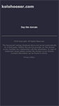 Mobile Screenshot of kolohooser.com
